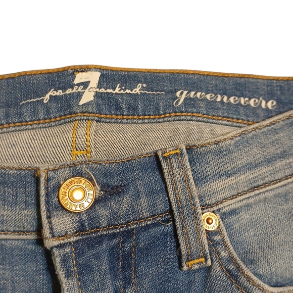 7 FOR ALL MANKIND Gwenevere Women's Skinny Jeans size 27 - Picture 4 of 8